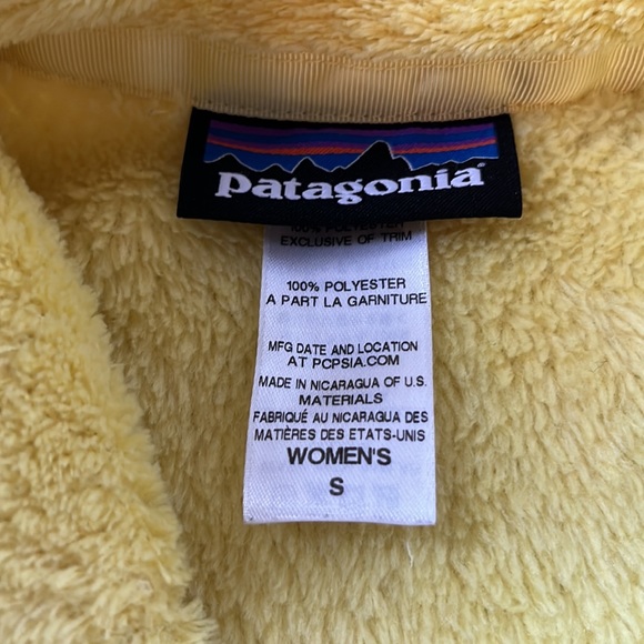 Patagonia Yellow Pullover Small - Picture 3 of 6